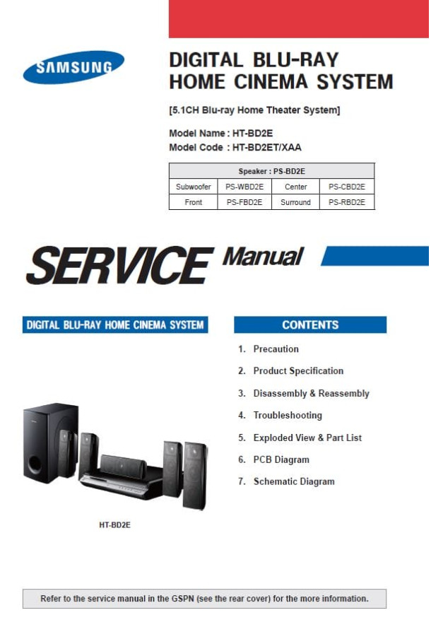 HT-BD2E, HT-BD2ET, PS-WBD2E